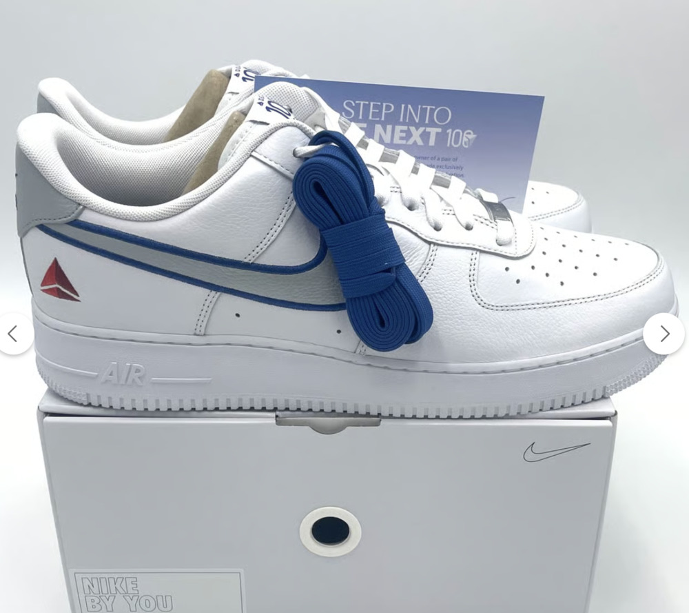 Nike Air Force 1 Low Delta Air Lines 100th Anniversary Rare Men’s 7/Womens 8.5🔺